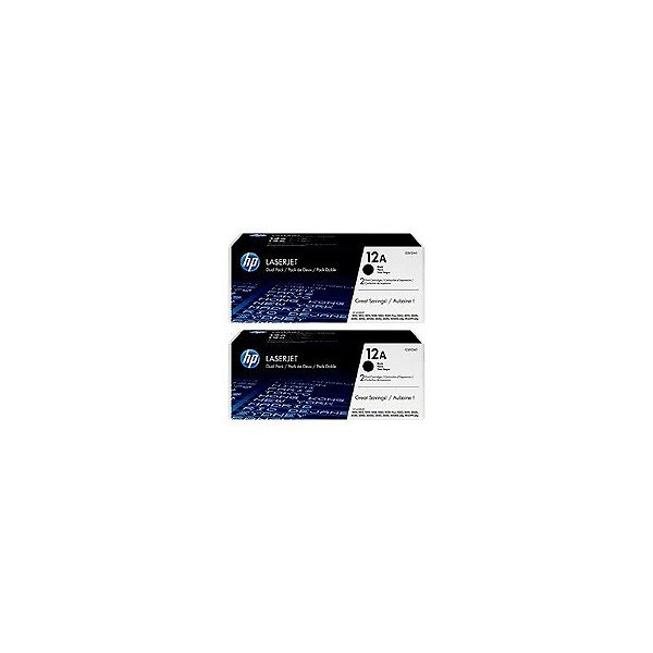 Tonner para Impressora HP Q2612AD 12A duplo - Preto