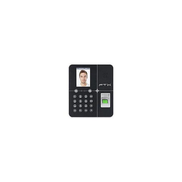 Leitor Biométrico de Tempo e Assistência FTX FBM-01 Facial - Preto