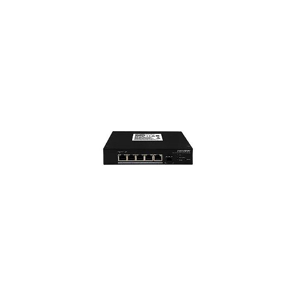 Hub Switch Hikvision DS-3T1306P-Si/HS Pro Series 4 Portas / PoE - 10/100 MBPS