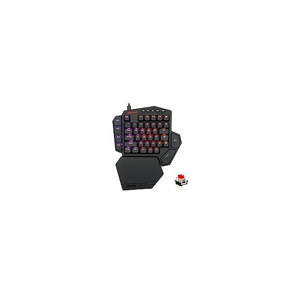 Teclado Gamer Mecânico Redragon K585RGB Diti USB / RGB / Red / Inglês - Preto