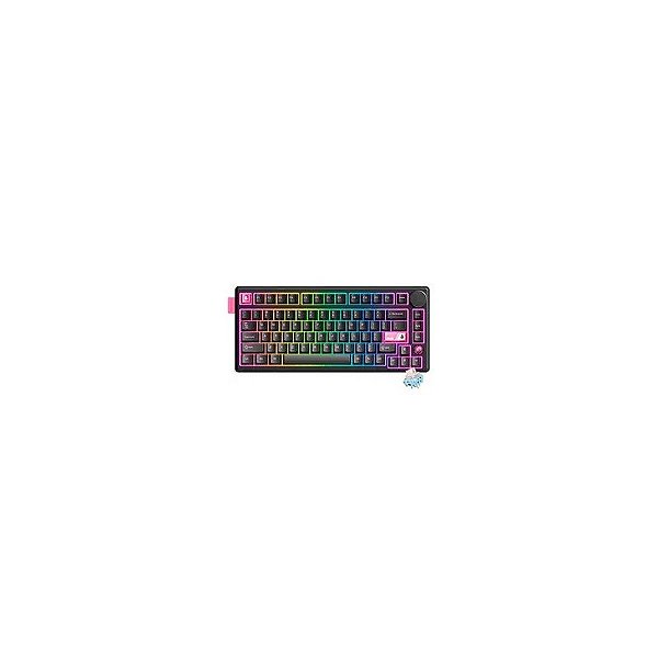 Teclado Gamer Mecânico Onikuma MT706 Sem Fio / RGB / Ingles - Preto