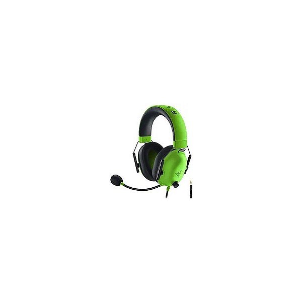 Fone Gamer Razer Blackshark V2 X / com Fio - Preto / Verde (RZ04-03240600-R3U1)