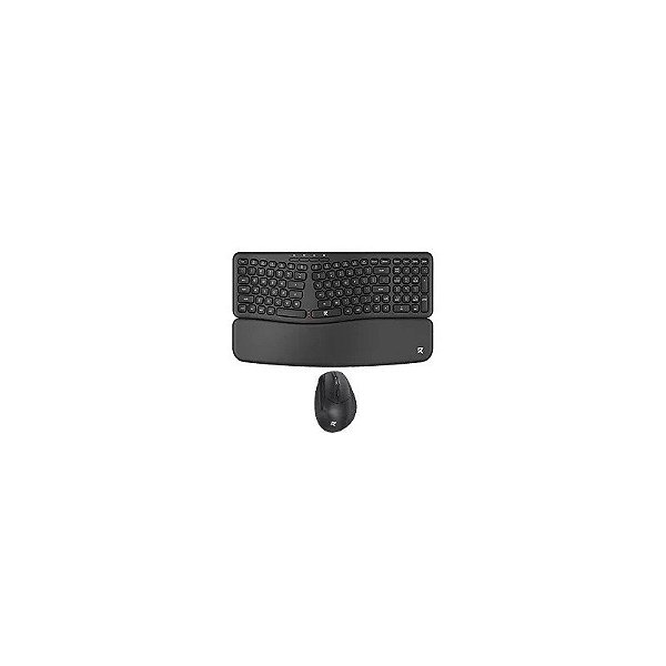 Teclado + Mouse Redragon BS-7162 Max Ergonômico Sem Fio - Preto