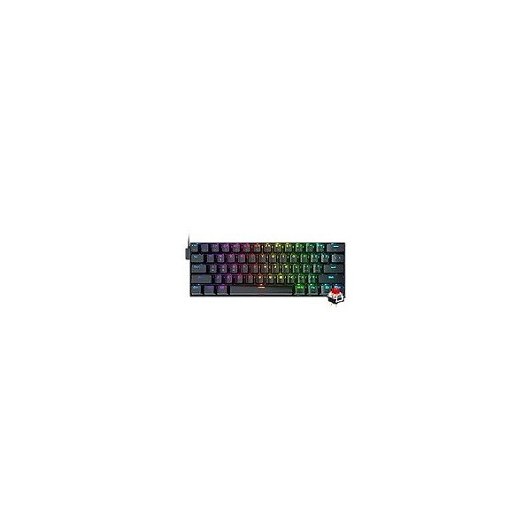 Teclado Gamer Mecânico Redragon K630 RGB Dragonborn USB / RGB / Inglês - Preto