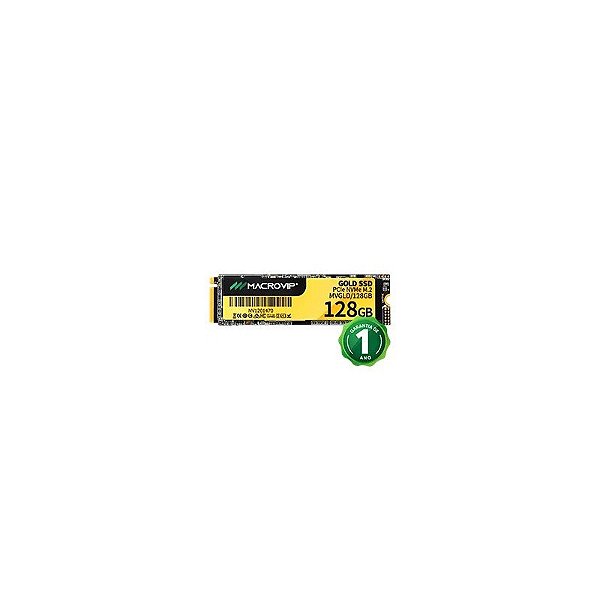 SSD Macrovip M.2 128GB Gold Nvme - MVGLD/128GB