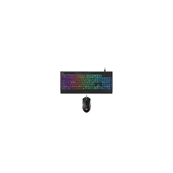 Teclado e Mouse Gamer Redragon Essentials S151 USB / RGB / Preto
