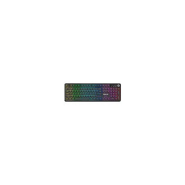 Teclado Gamer Redragon K526-WL RM104 Volcano Wireless / RGB / Preto