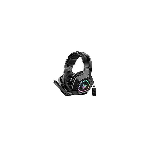 Fone Gamer Onikuma B100 RGB / Wireless - Preto