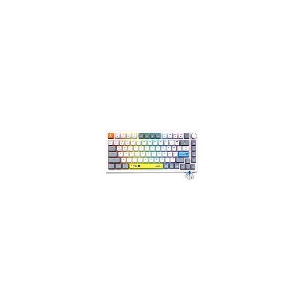 Teclado Gamer Mecânico Onikuma G52 USB / RGB / Inglês - Branco
