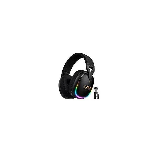 Fone de Ouvido Gamer Onikuma GT805 RGB / Wireless - Preto