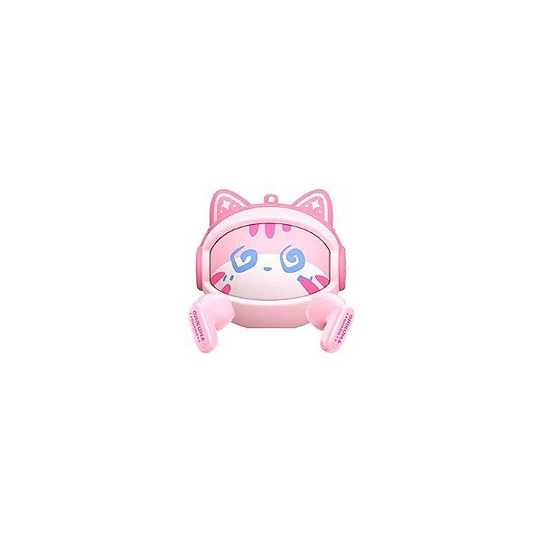 Fone de Ouvido Gamer Onikuma TX603 TWS Space Bear / Bluetooth - Rosa