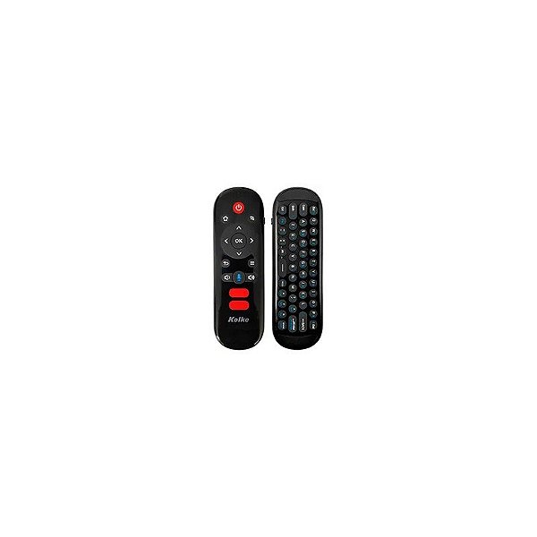 Controle Remoto com Teclado Kolke KET-725 Air Mouse Mini Smart Sem Fio - Preto