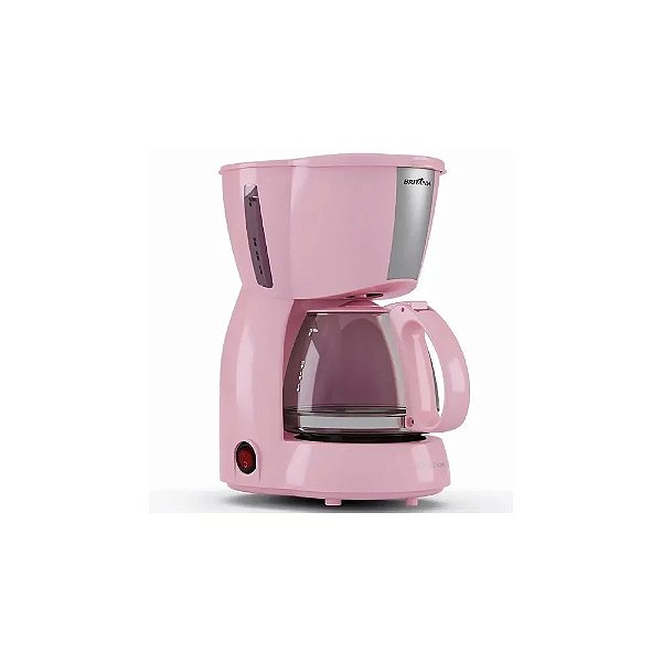 Cafeteira Elétrica Britânia BCF15 Inox - 550W - Até 15 Xícaras - 220V - Rosa