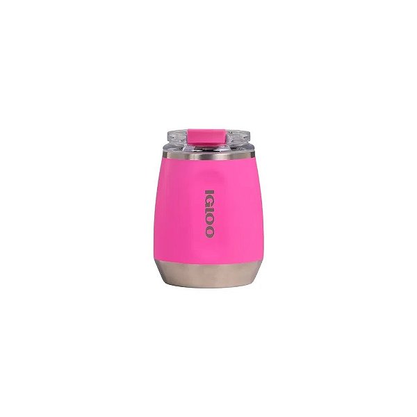 Copo Térmico Igloo Wine Tumbler - 296ml - Pink Fizz