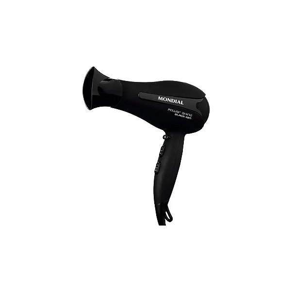 Secador de Cabelo Mondial Power Shine Black Íon SC-13 - 2000W - 110V - Preto