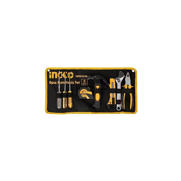 Kit de Ferramentas Ingco HKTH10108 - 8 Peças - Preto
