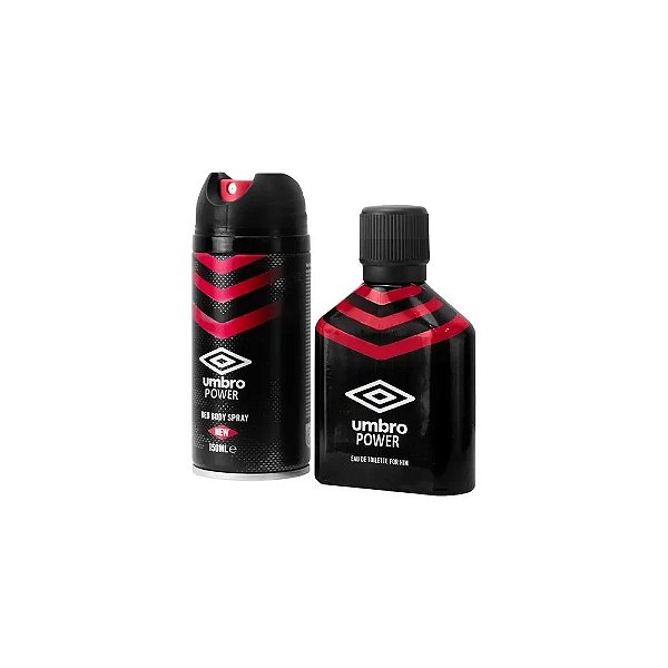 Kit Perfume + Body Spray Umbro Power - Masculino - 100ml + 150ml