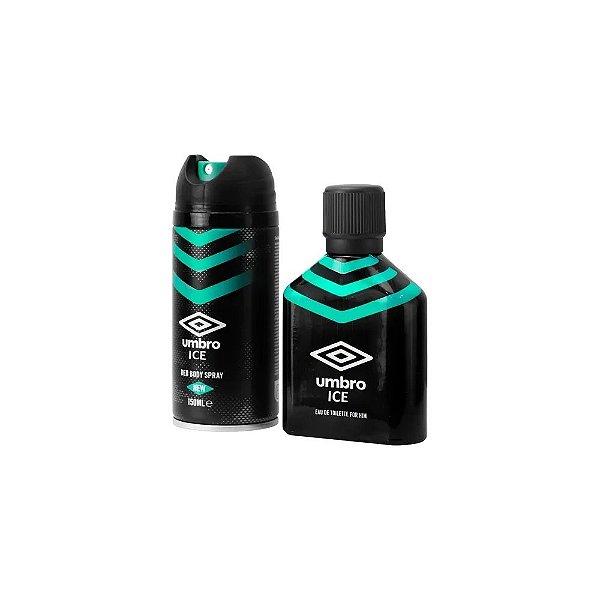 Kit Perfume + Body Spray Umbro Ice - Masculino - 100ml + 150ml