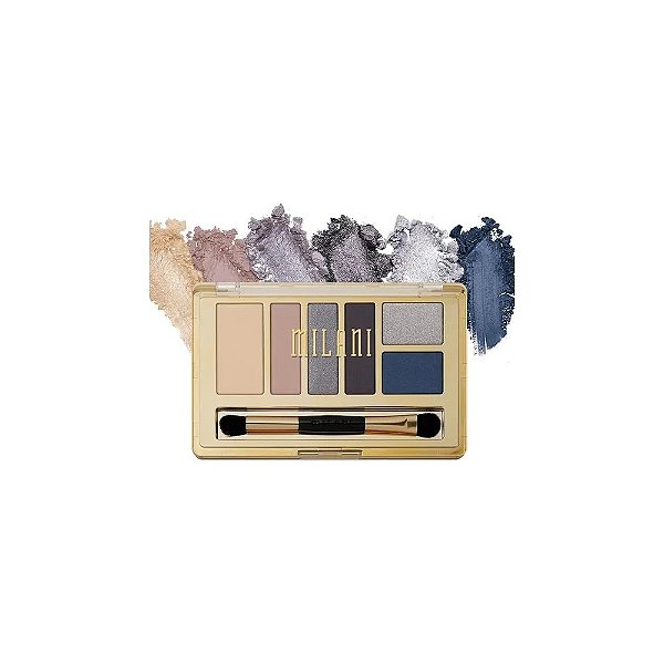 Paleta de Sombras Milani Everyday Eyes Eyeshadow Collection - 03 Smoky Essentials - 6 Cores