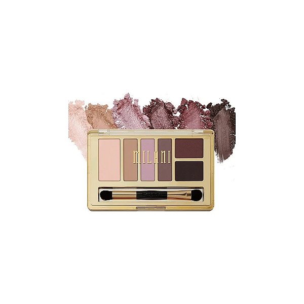 Paleta de Sombras Milani Everyday Eyes Eyeshadow Collection - 10 Mattes Românticos - 6 Cores