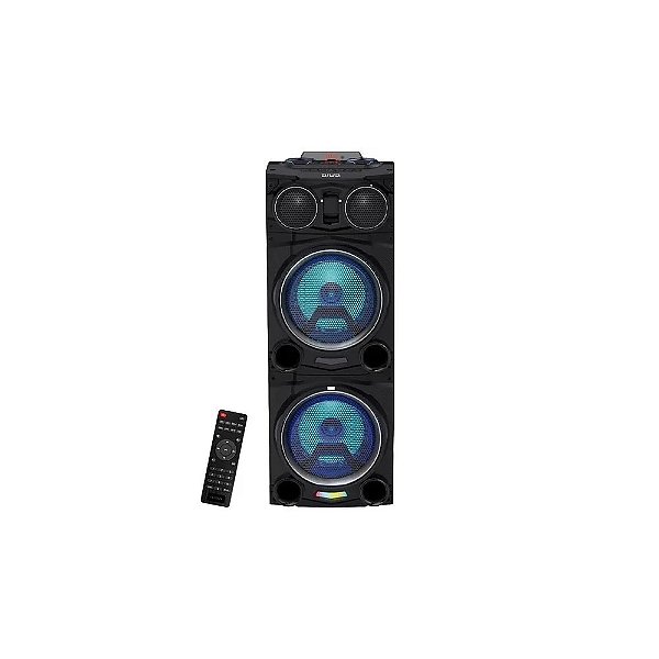 Caixa de Som Aiwa AWPOC10 10" 2.500 Watts P.M.P.O com Bluetooth/USB/FM - Preta