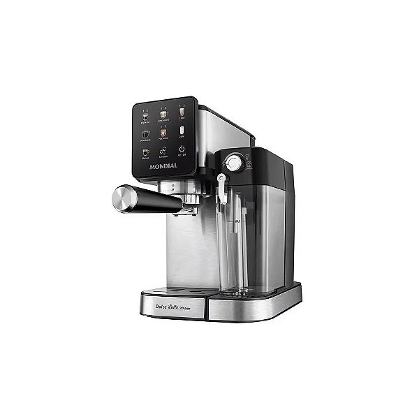 Cafeteira Mondial Dolce Latte C-28-Ecl 1.350 Watts 220V ~ 50/60 HZ - Preta/Prata