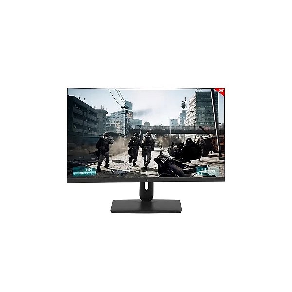 Monitor Gamer Curvo Mtek MSY24FV180C de 24" Full HD 16:9 180 Hz 1 Ms MPRT com Displayport/HDMI