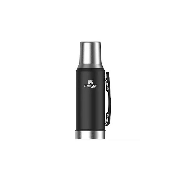 Garrafa Térmica Stanley Classic Mate System de 1,2 Litros - Preto