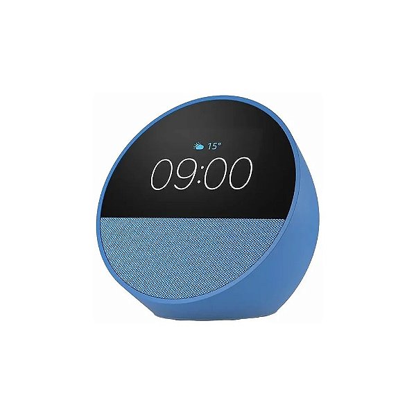 Despertador Inteligente Amazon Echo Spot BV84J9 de 2,83" com Wi-Fi/Bluetooth - Azul