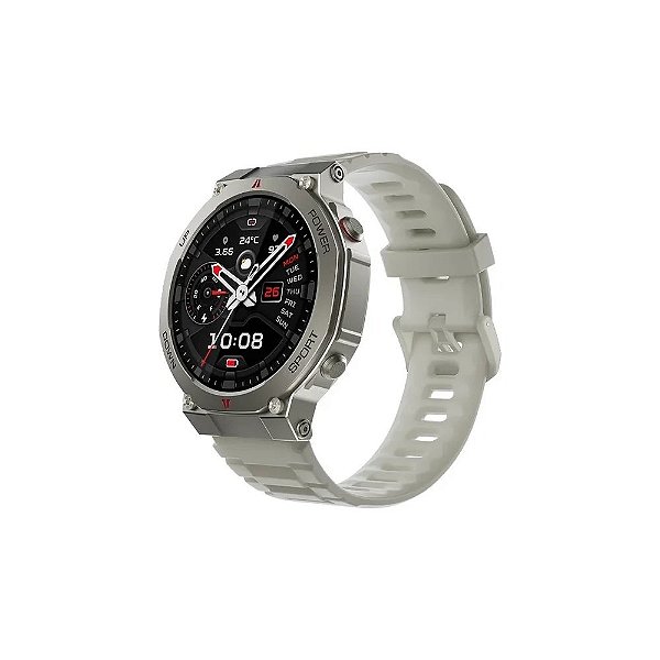 Relógio Black Shark GS3 Ultra BS-W2415 com GPS/Bluetooth - Prata/Bege (Anatel)