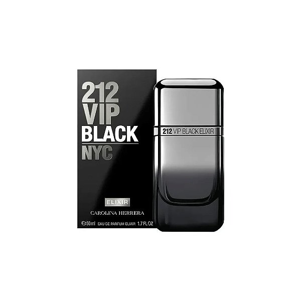 Perfume Masculino Carolina Herrera 212 Vip Black NYC Elixir Edp 50 ML