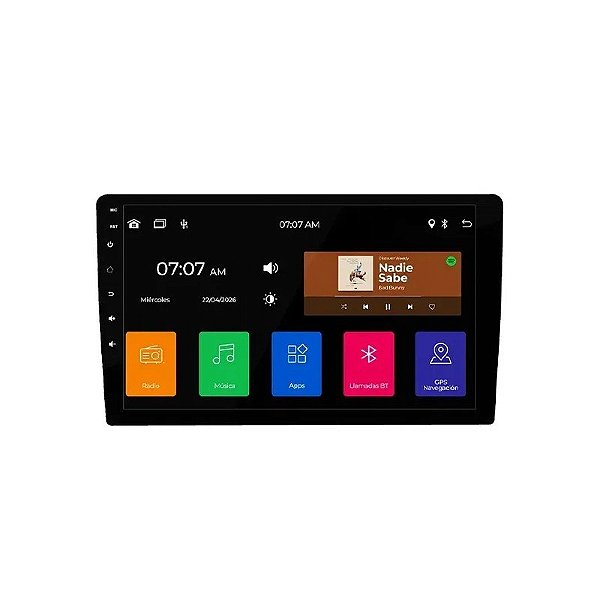 Receptor Multimídia Krab KBRM9 de 9" com GPS/Bluetooth/Wi-Fi