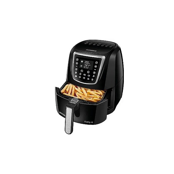 Fritadeira Elétrica Mondial AFN-40-Di 1500 Watts 4 Litros 220V ~ 50/60 Hz - Preto/Prata