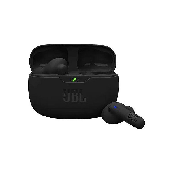 Fone de Ouvido Sem Fio JBL Wave Beam 2 com Cancelamento de Ruído Ativo - Preto