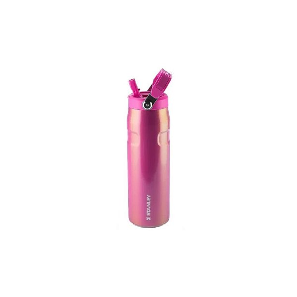 Garrafa Térmica Stanley Aerolight Iceflow Bottle de 710 ML - Dazzle Pink Shimmer