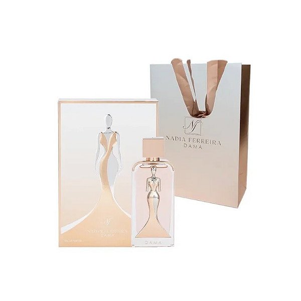 Perfume Feminino Nadia Ferreira Dama Edp 100 ML + Bolsa