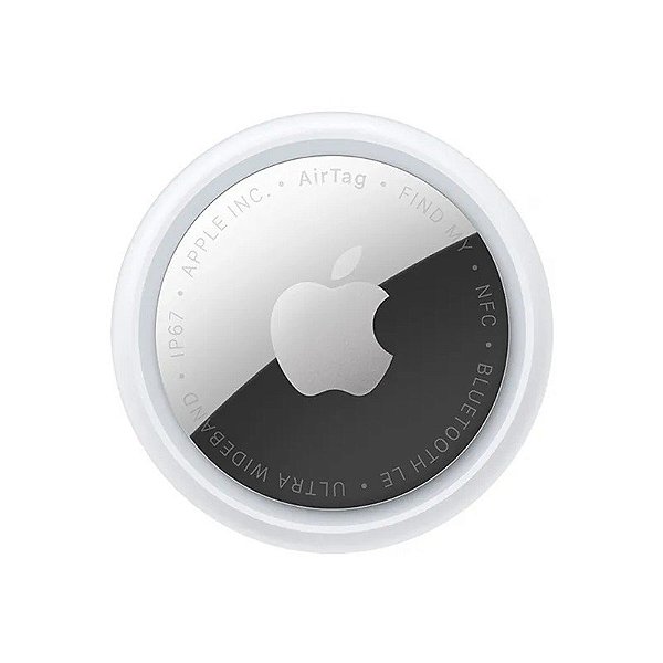 Localizador Apple Airtag 2ª Geração A2937 MFE94BE (2026) com Bluetooth - Prata/Branco