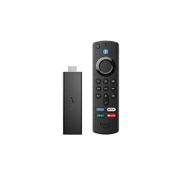 Adaptador para Streaming Amazon Fire TV Stick HD Full HD - Preto