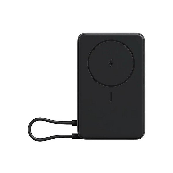 Carregador Portátil Sem Fio Xiaomi Magnetic Power Bank WPB1007Z 10.000 Mah 2 Saídas USB-C - Preto