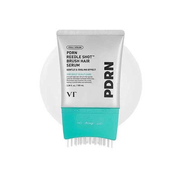 Soro de Tratamento Capilar VT Cosmetics PDRN Reedle Shot Brush Hair de 100 ML