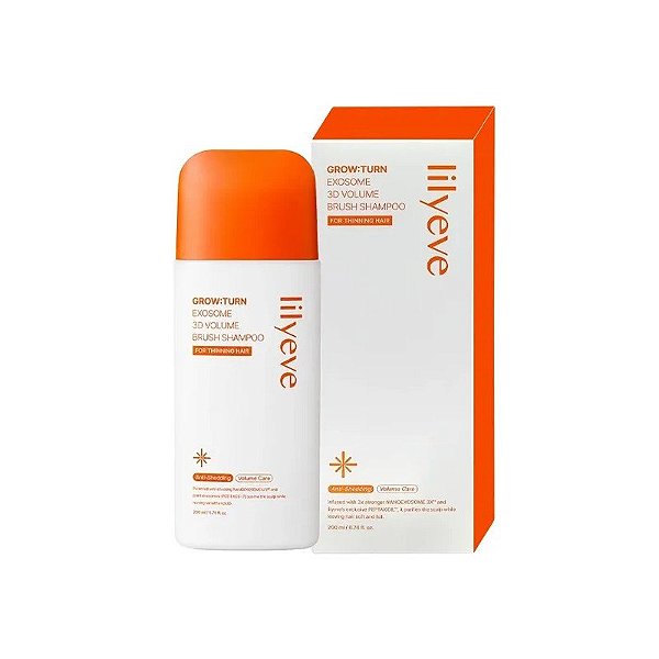 Escova 3D Volume Shampoo Lilyeve Grow:Turn Exossomo 200ML