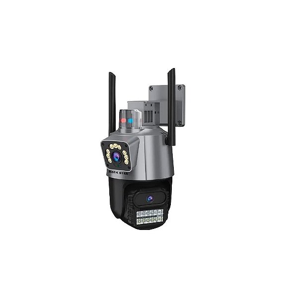 Câmera IP Megastar CA827 HD com Wi-Fi - Branca