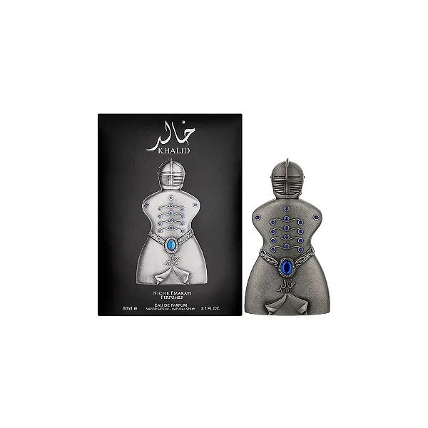 Perfume Unissex Lattafa Niche Emarati Khalid Eau de Parfum 80ml