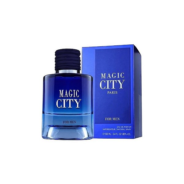 Perfume Masculino Elegância Fashion Magic City Edp 100ML