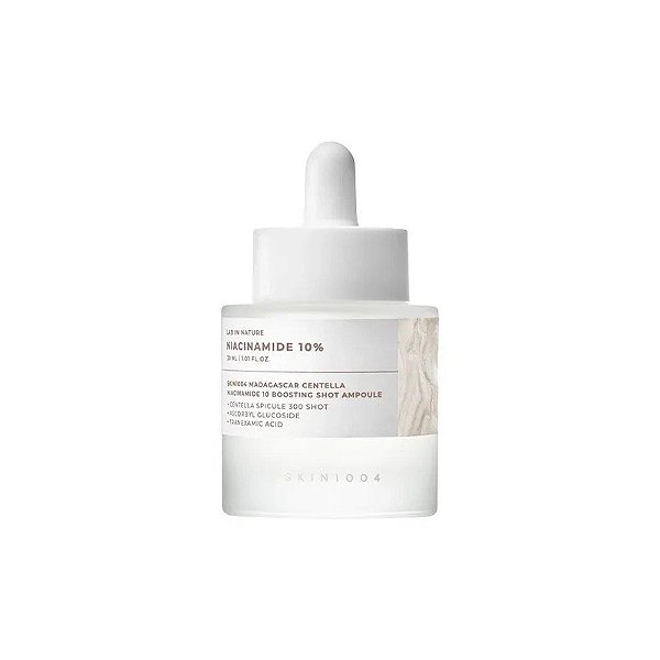 Soro Facial SKIN1004 Madagascar Centela Niacinamida 10 Boost Shot Ampola 30 ML