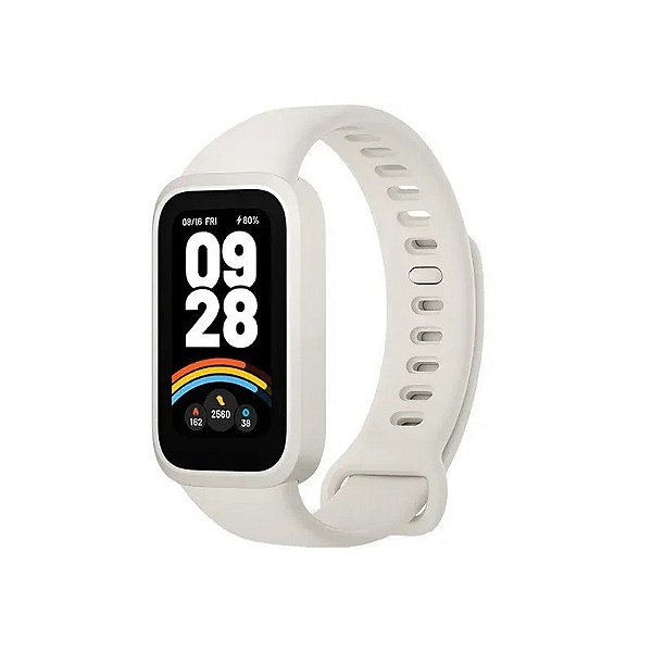 Pulseira Inteligente Xiaomi Smart Band 9 Active M2435B1 (GL) Bluetooth - Branco Bege