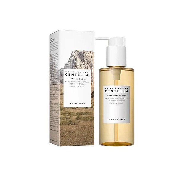 Garrafa de 200 ML de Óleo de Limpeza Facial SKIN1004 Madagascar Centella