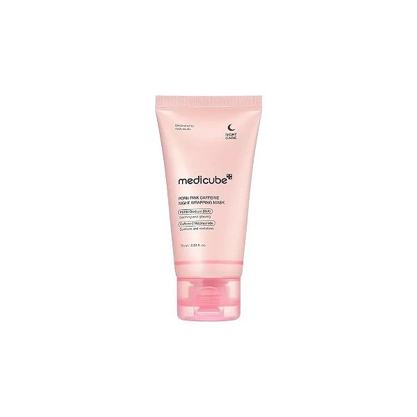 Máscara Facial Noturna Medicube PDRN Pink Caffeine Night Wrapping 75 ML