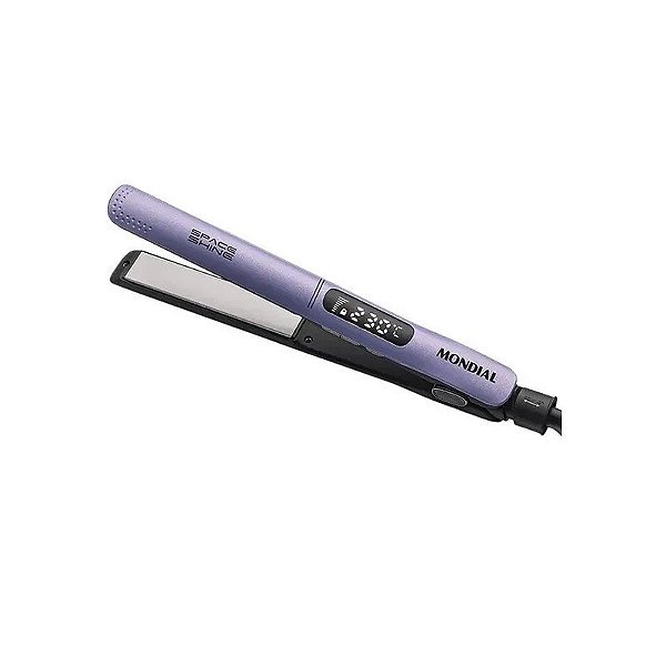 Chapinha de Cabelo Mondial Space Shine P-26 230 °C Bivolt - Roxo/Preto