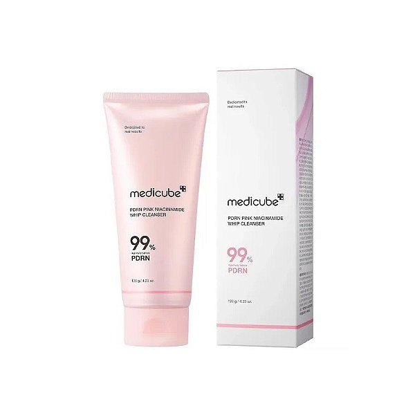 Limpador Facial Medicube PDRN Pink Niacinamide Whip Cleanser de 120 G